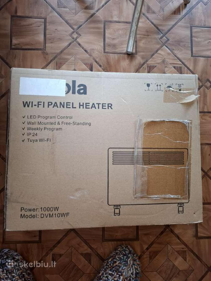 Išmanus šildytuvas Devola Wi-fi Panel Heater 1000w