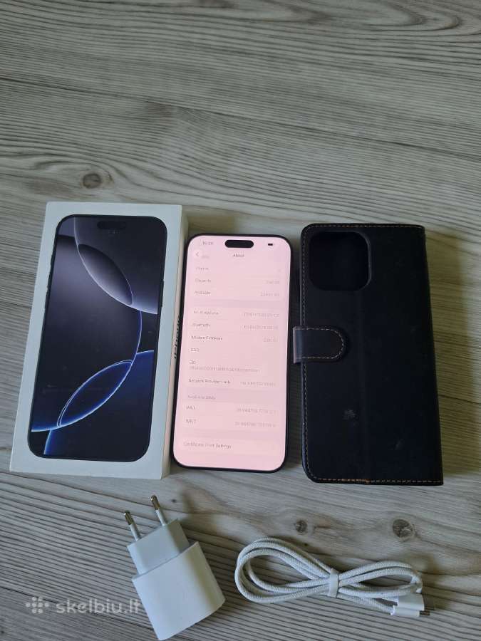 Idialios būklės 16 pro max Usa