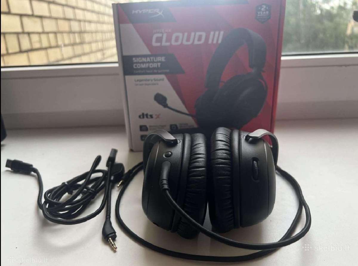 Parduodu ausines Hyper x cloud 3