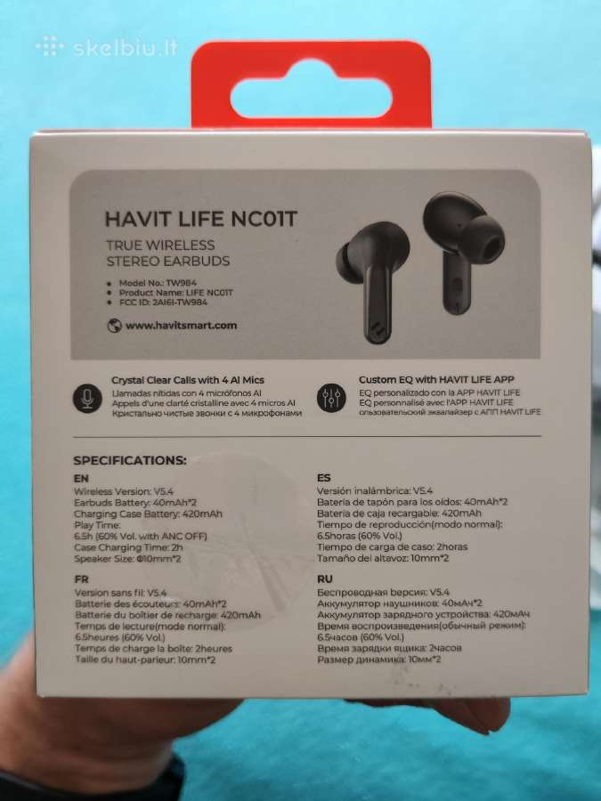 Havit Life nc01t tws ausinės - nuotraukos Nr. 4