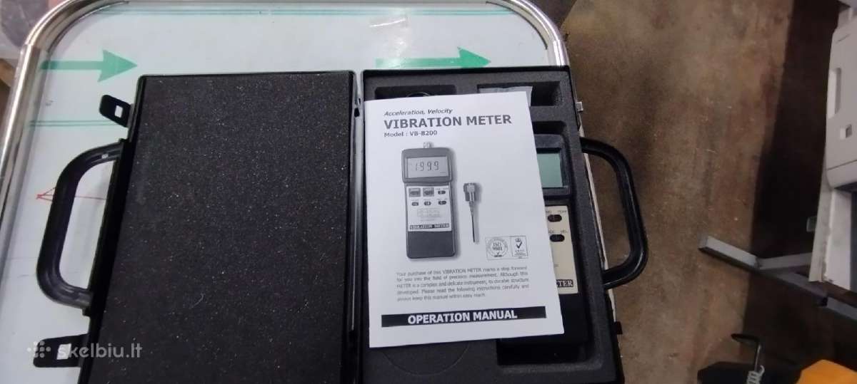 Vibracijų matuoklis Vb-8200 (med-20) - nuotraukos Nr. 3