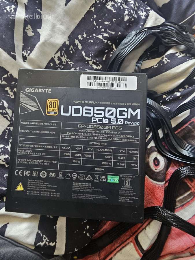 Gigabyte Ud850w maitblokis