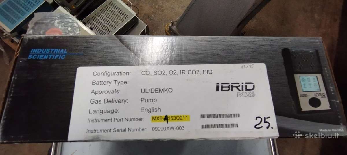 Dujų analizatorius Ibrid Mx6 (med-23) - nuotraukos Nr. 2