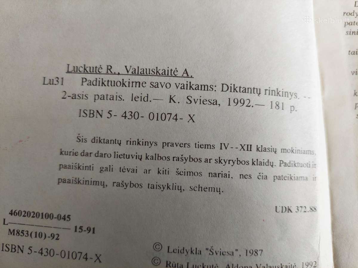Padiktuokime savo vaikams - nuotraukos Nr. 3