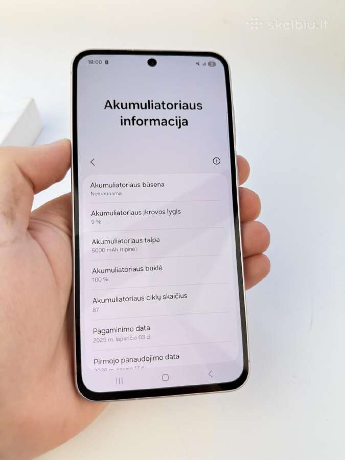 Samsung Galaxy A56 5G 128gb Awesome Pink - nuotraukos Nr. 8