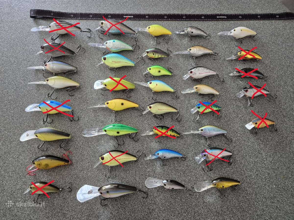 Japoniški Lucky Craft Vobleriai