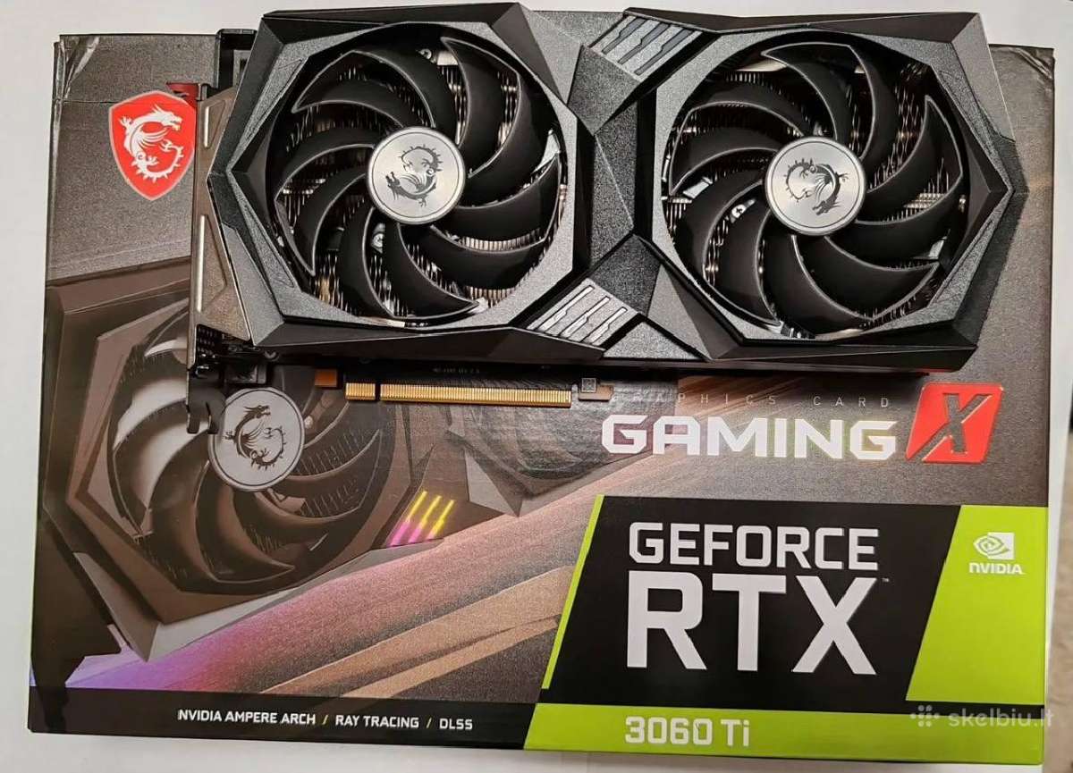 Msi Rtx 3060 Ti Gaming X vaizdo plokštė