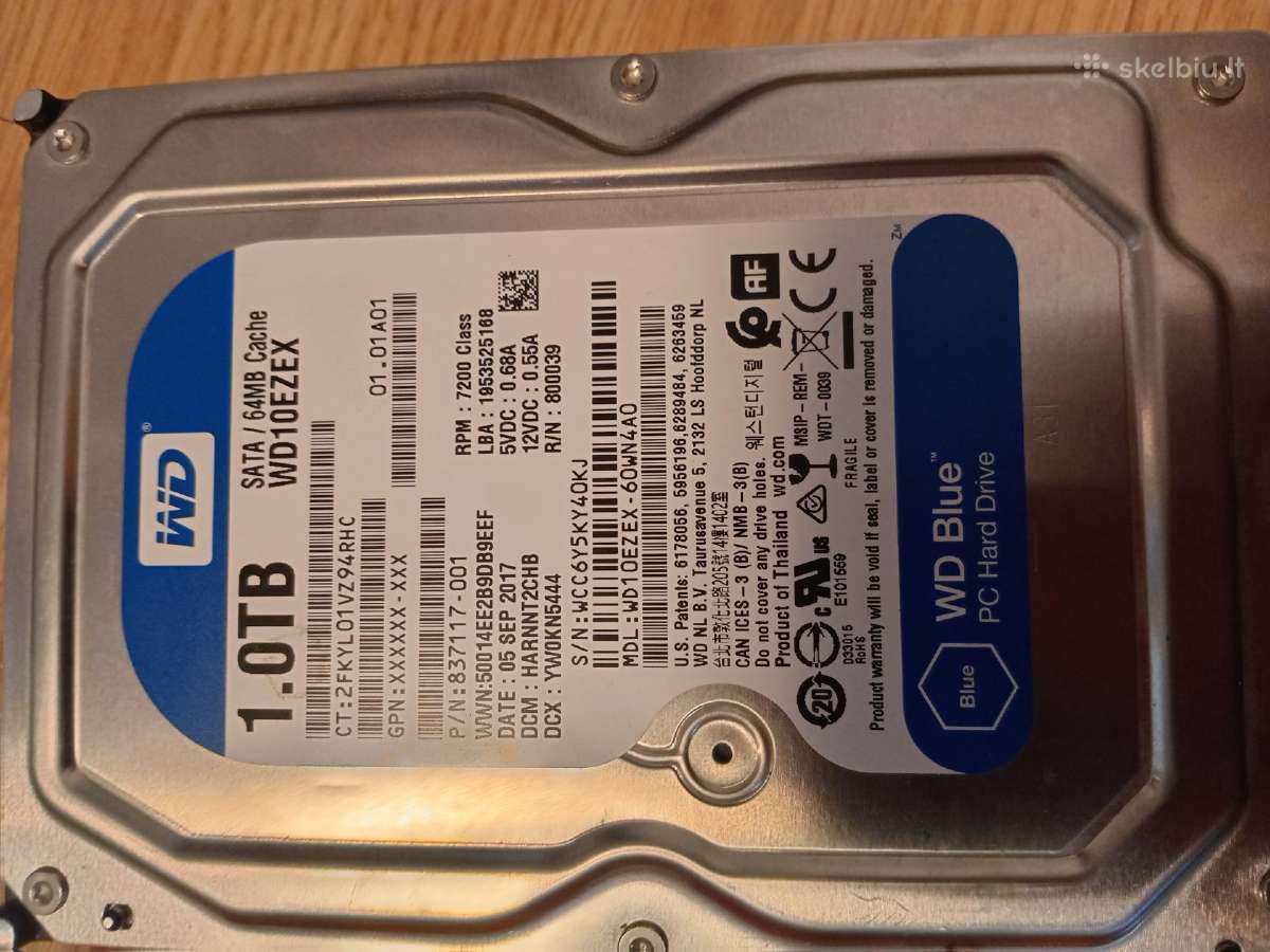 SSD ir HDD Kietas Diskas - nuotraukos Nr. 2