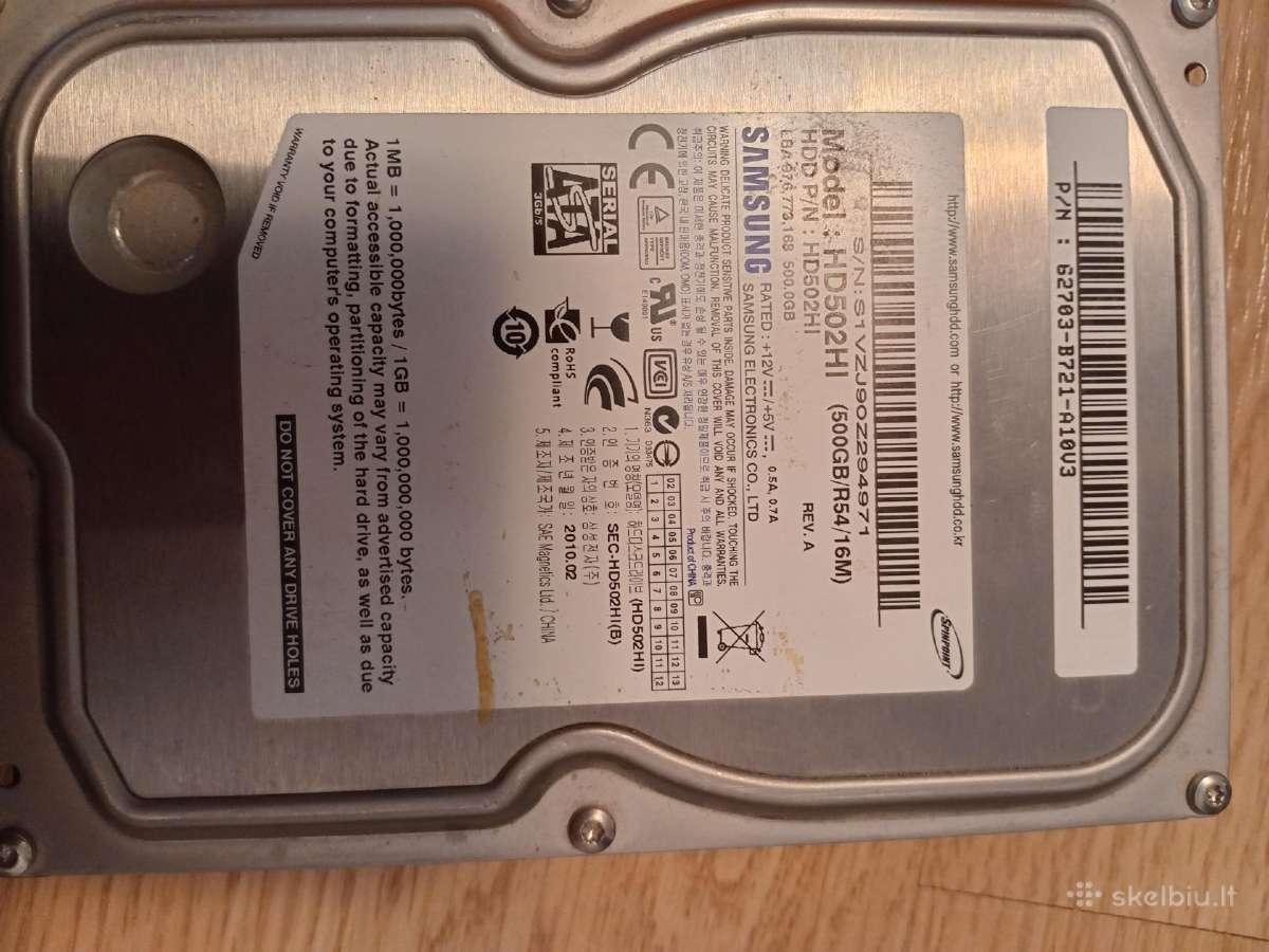 SSD ir HDD Kietas Diskas - nuotraukos Nr. 3