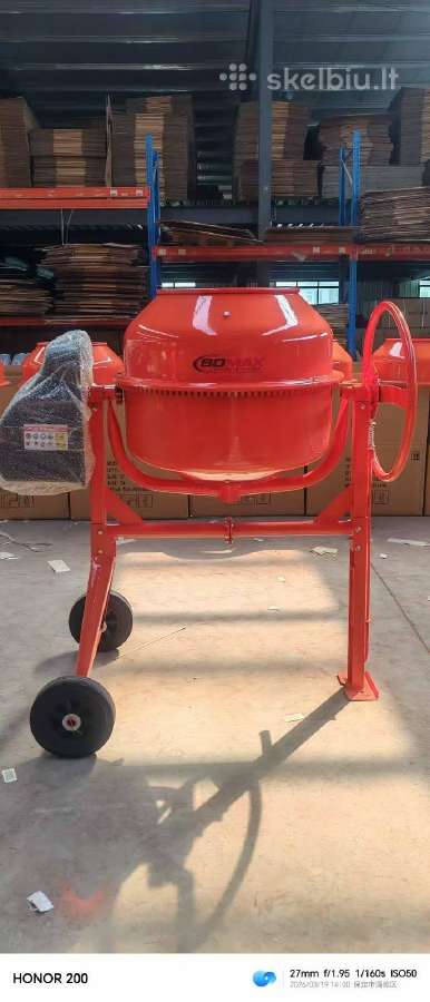 Super Akcija!bomax 160 l betono maišyklė 850 W - nuotraukos Nr. 8