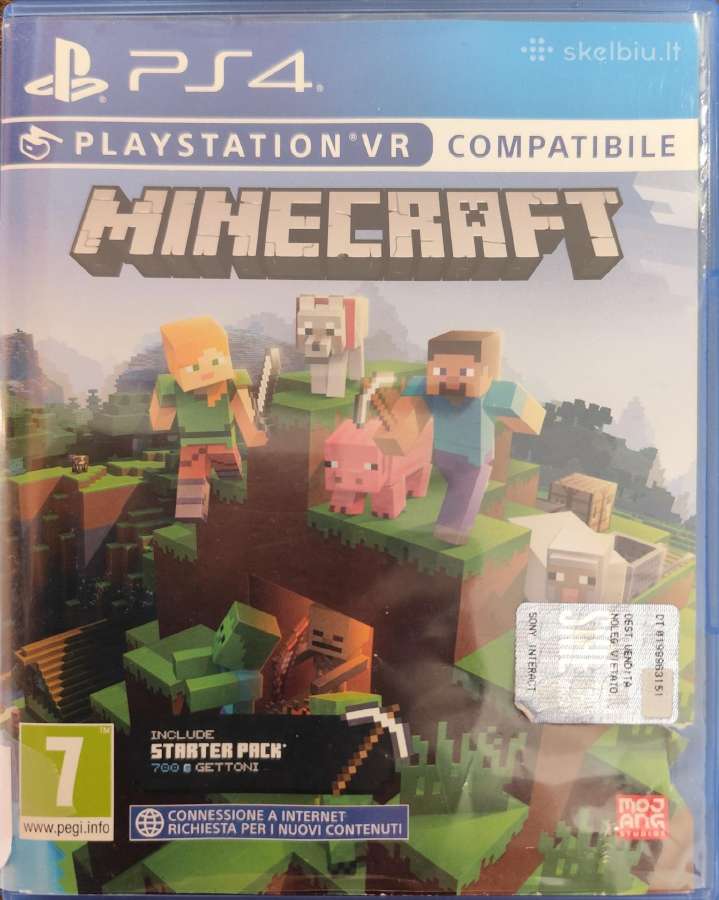 Kompiuterinis žaidimas Minecraft Ps4