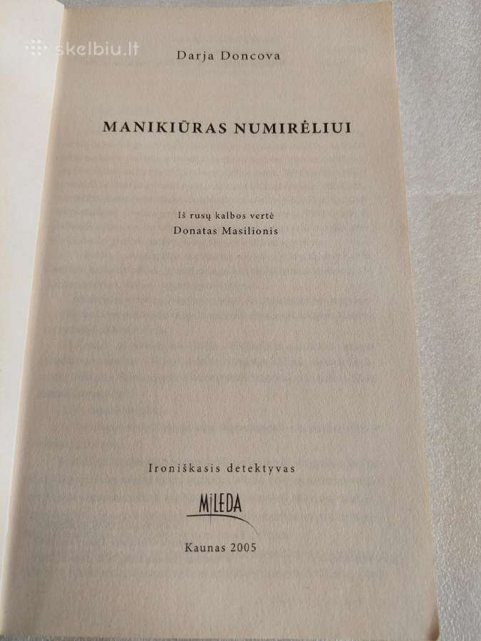 Manikiūras numirėliui - nuotraukos Nr. 2