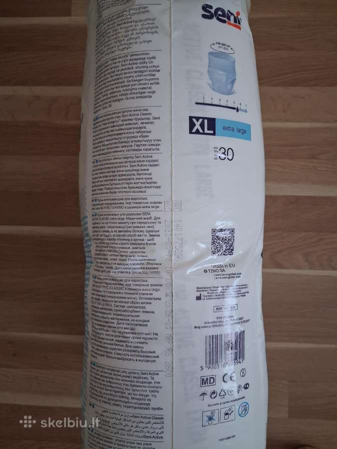 Seni Active Classic XL dydžio sauskelnės - nuotraukos Nr. 3