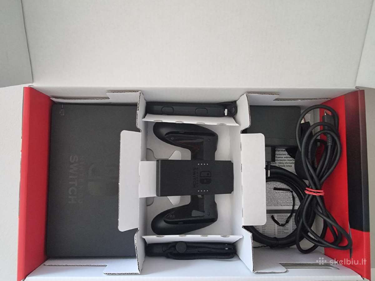 Nintendo Switch V2 (32gb, Neon Red & Blue) - nuotraukos Nr. 3