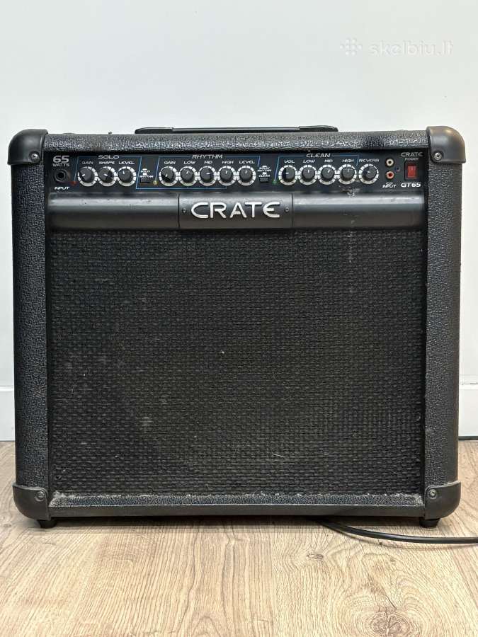 Gitaros kubas 65w Crate Gt65ub stiprintuvas