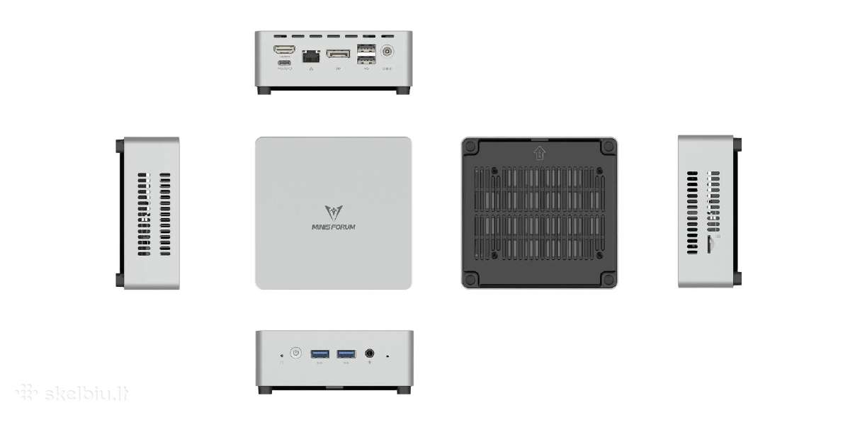 Minisforum Un100l N100+16gb Lpddr5+ 512gb arba 1tb