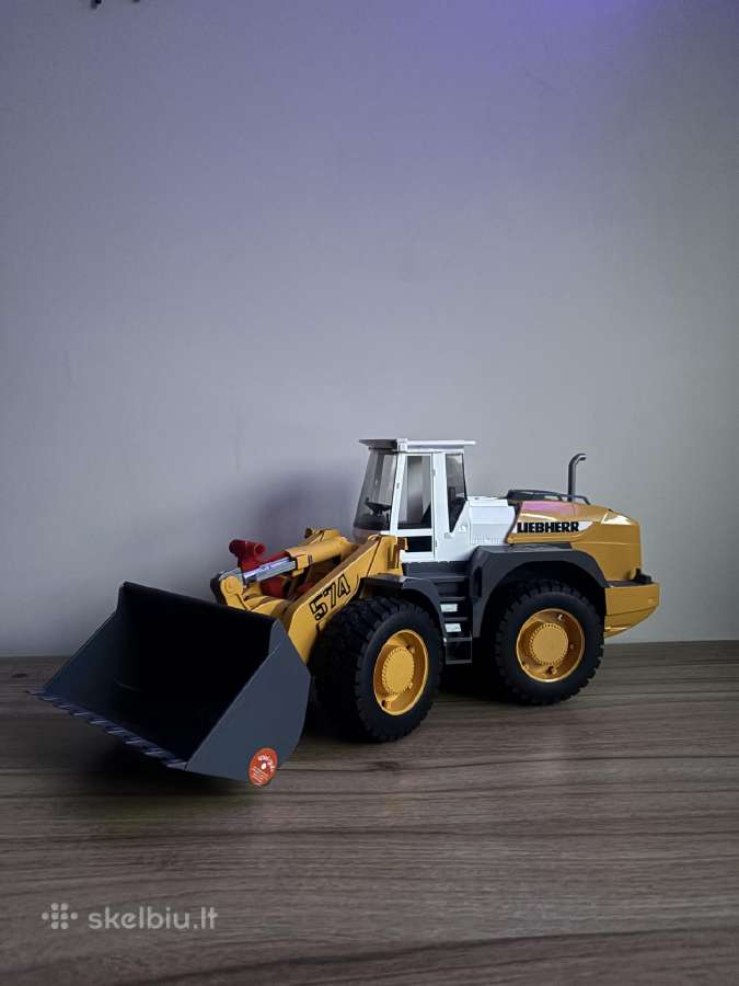 Žaislinis Traktorius Bruder Liebherr Road Loader