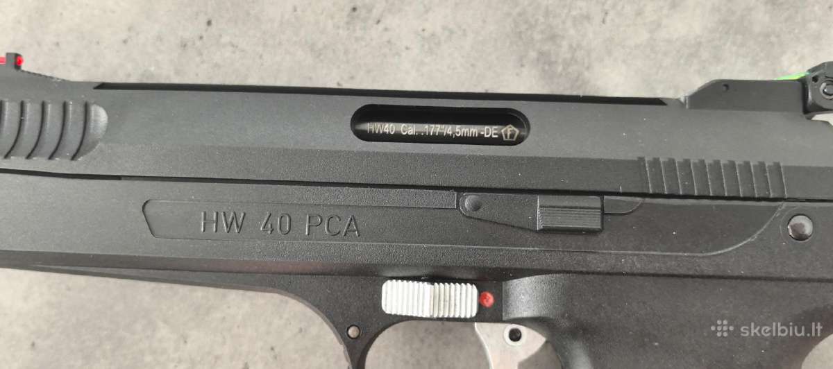 Pneumatinis pistoletas weihrauch hw40 - nuotraukos Nr. 5