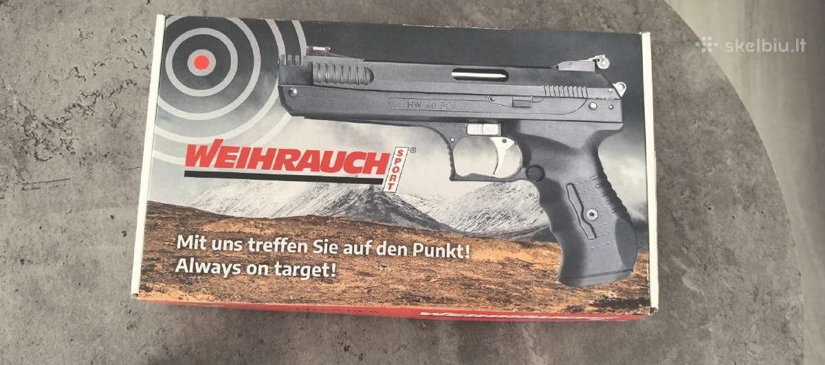 Pneumatinis pistoletas weihrauch hw40