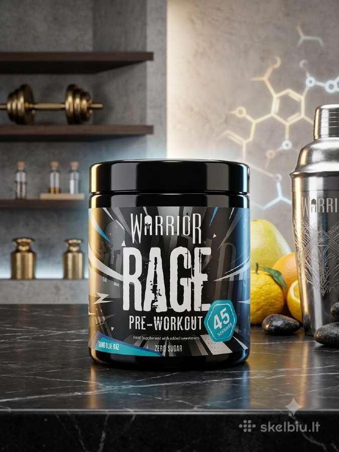 Prieštreniruotinis Warrior Rage Pre-workout