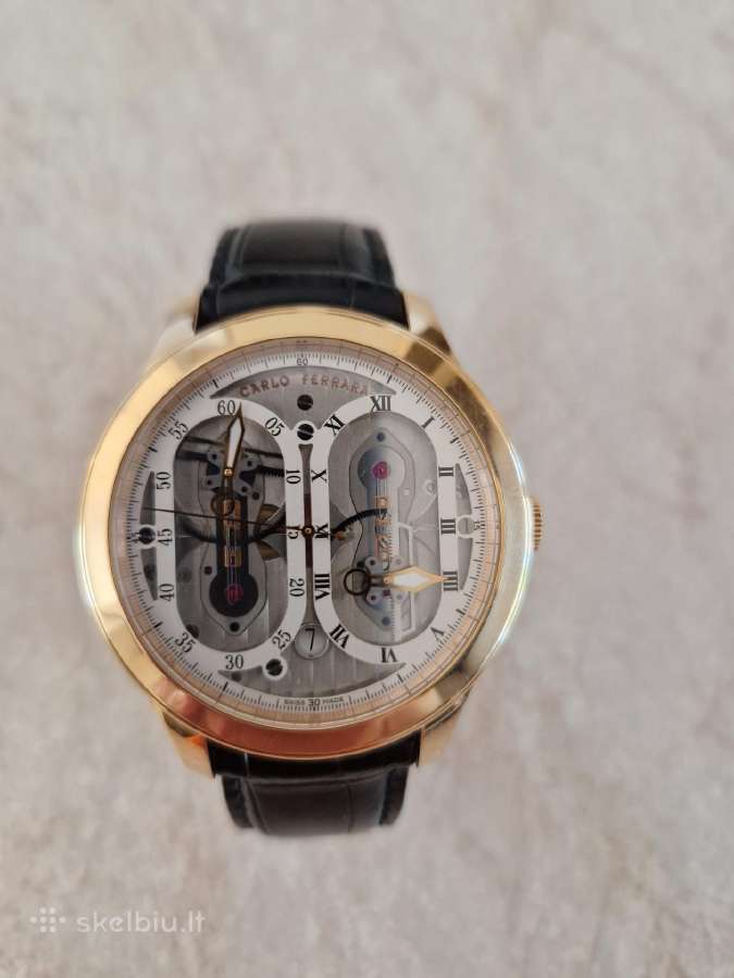 Carlo Ferrara Regolatore Mcmxcvii Auksinis18ct.750
