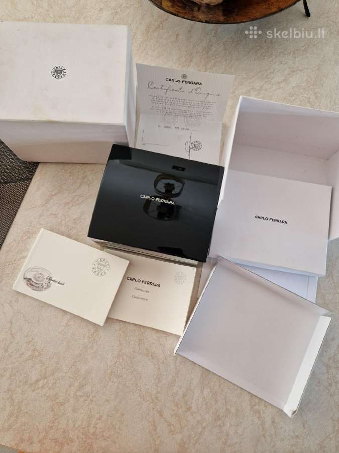 Carlo Ferrara Regolatore Mcmxcvii Auksinis18ct.750 - nuotraukos Nr. 11