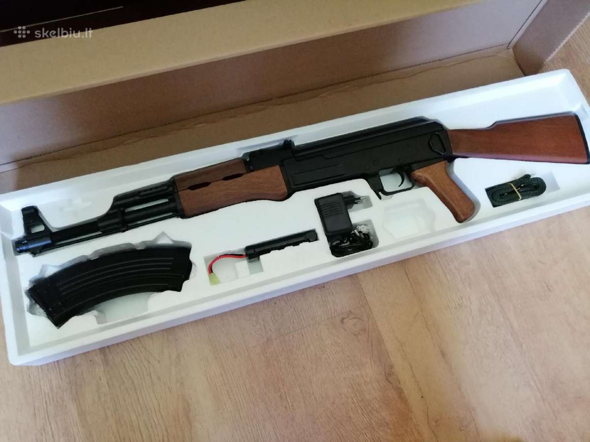 Ak-47 Rifle 6 mm Gearbox V.3 125m/s - nuotraukos Nr. 6