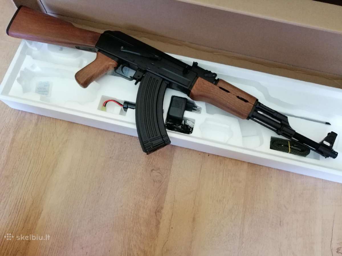 Ak-47 Rifle 6 mm Gearbox V.3 125m/s - nuotraukos Nr. 4