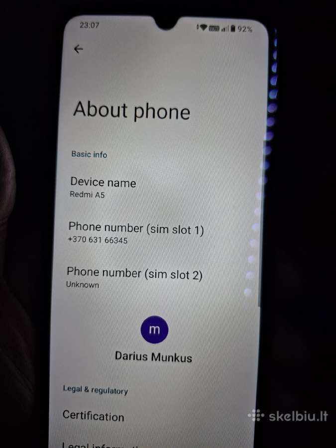 Parduodamas Redmi5