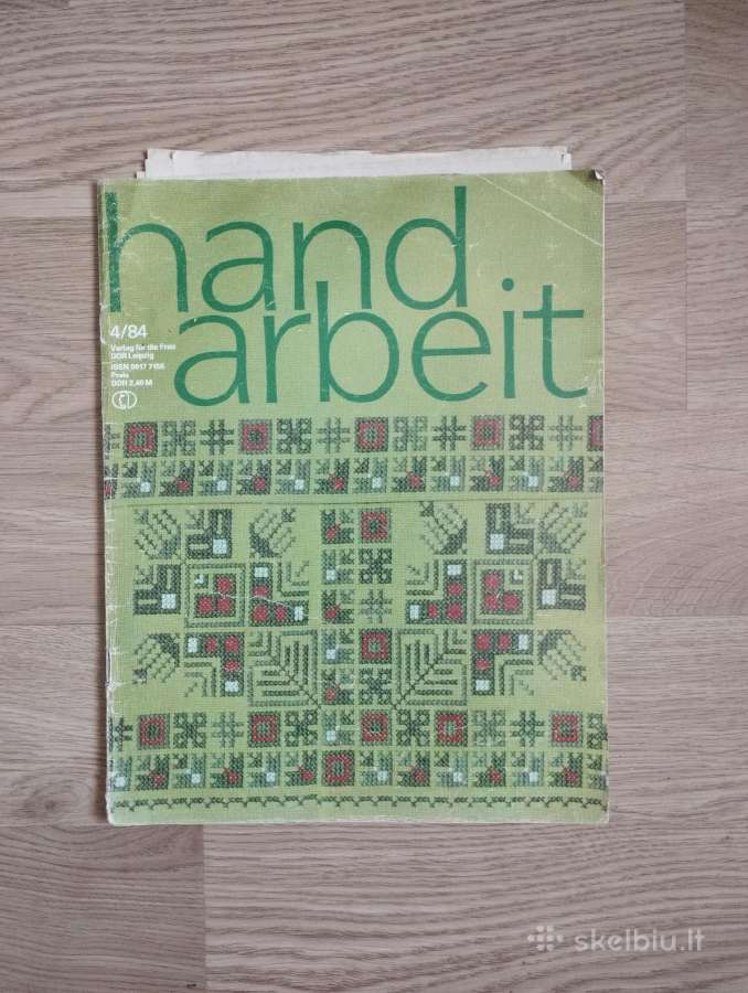 Vokiškas rankdarbių žurnalas "hand arbeit" 4/84