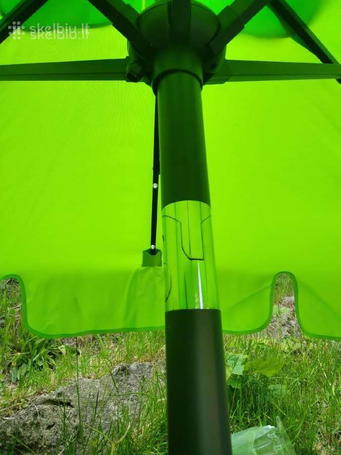Sodo skėtis su LED apšvietimu. - nuotraukos Nr. 2
