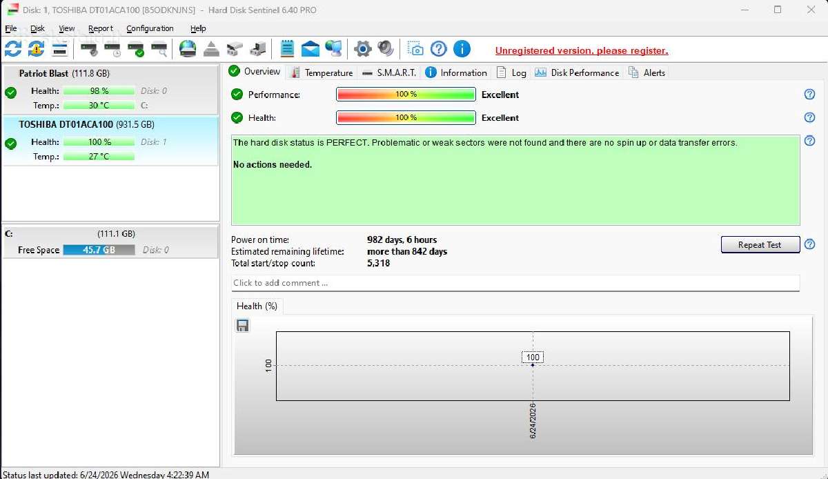 Toshiba -1tb Sata 6 GB/s, 7200rpm, 3.5 - nuotraukos Nr. 2