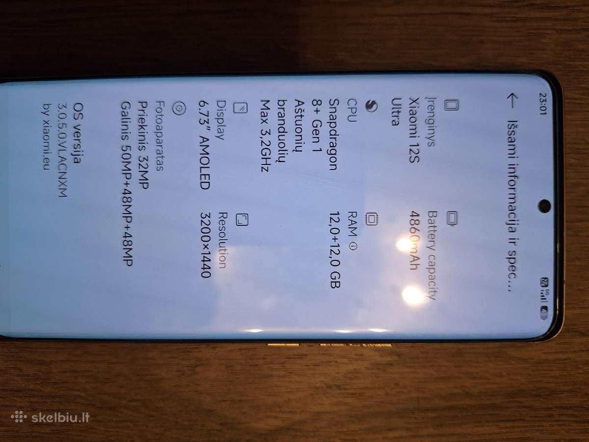 Parduodu Xiaomi 12s Ultra - nuotraukos Nr. 5