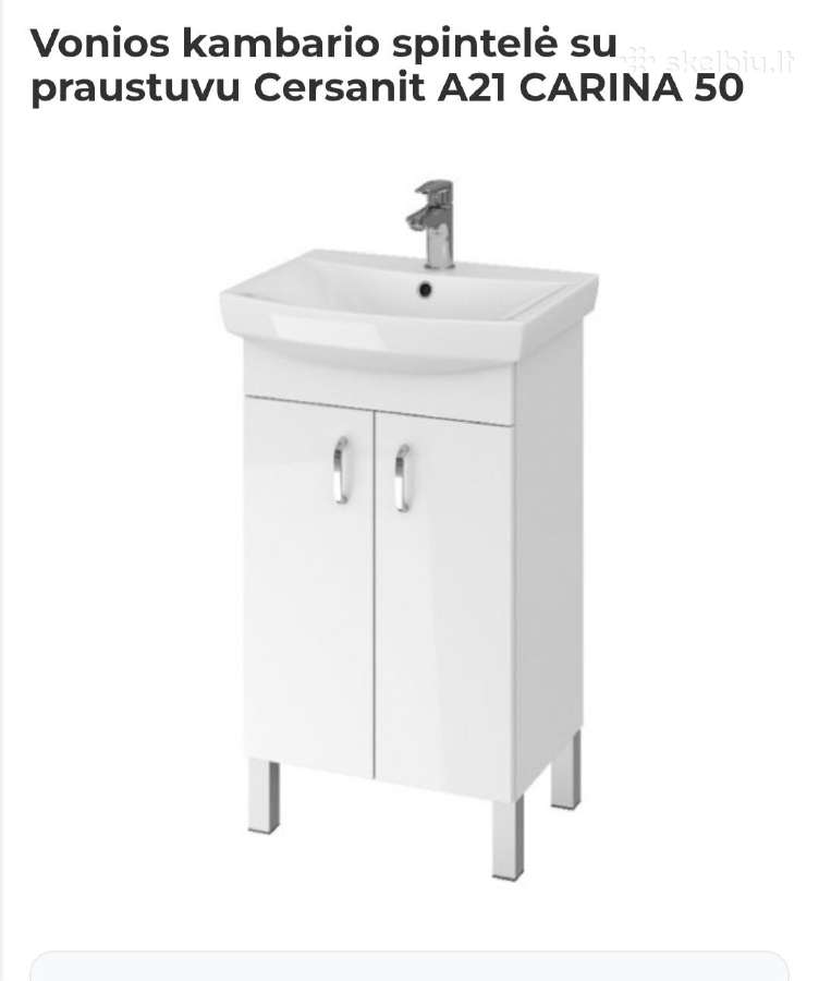 Nauja vonios kambario spintelė su praustuvu - nuotraukos Nr. 4