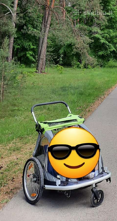 Dviračio priekaba croozer kid for 2 - nuotraukos Nr. 3