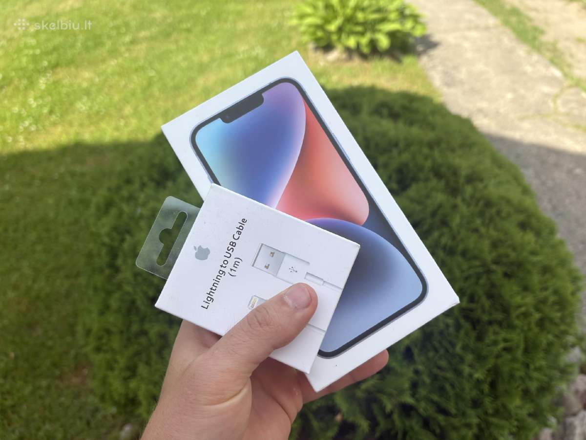 Parduodamas naujas iPhone 14 telefonai, 128 GB.