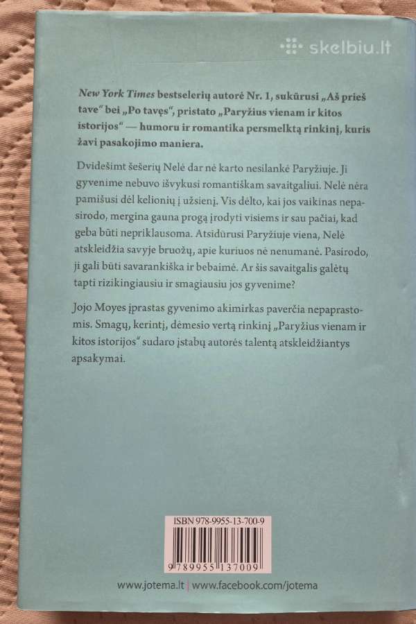 Jojo Moyes - Paryžius vienam - nuotraukos Nr. 3