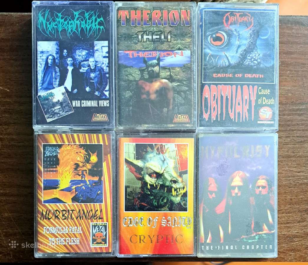 Death/grind Core kasetės