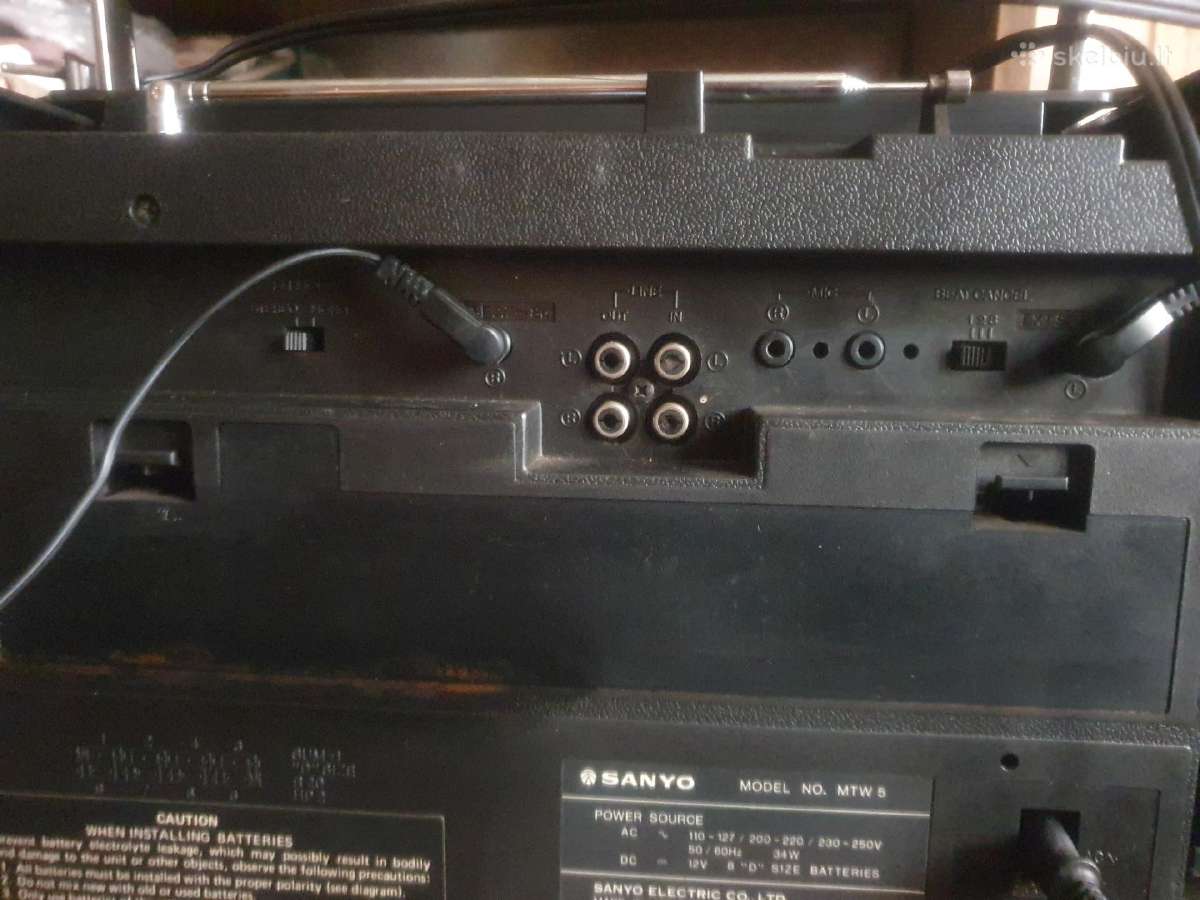 Sanyo mtw 5 - nuotraukos Nr. 4