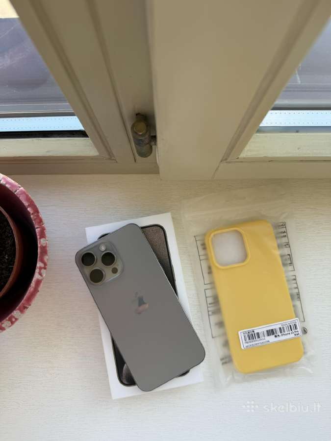 Apple iPhone 15 pro Max idealios būklės