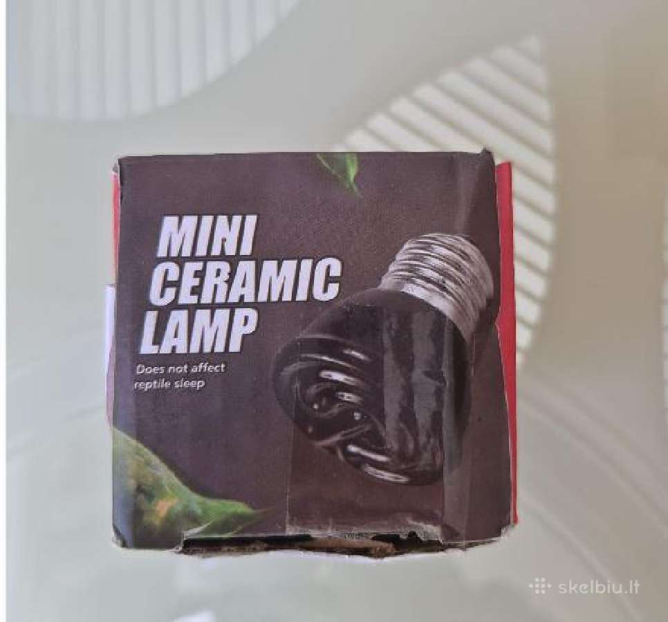 Mini keraminė šildymo lempa terariumams - nuotraukos Nr. 2