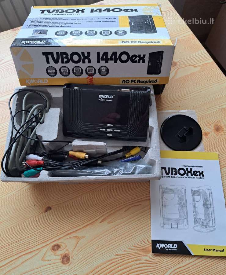 Išorinis TV imtuvas Kworld Tvbox 1440ex.