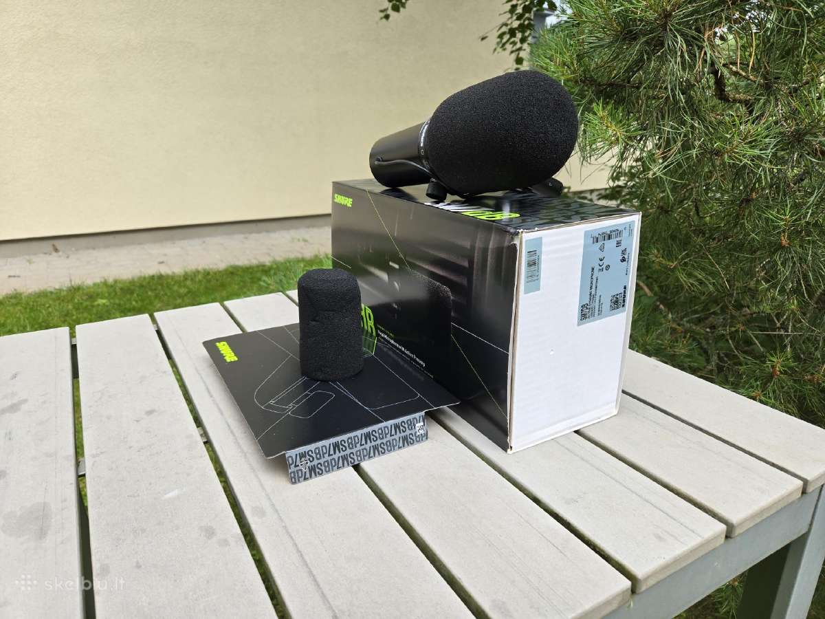 Shure Sm7db mikrofonas - nuotraukos Nr. 4