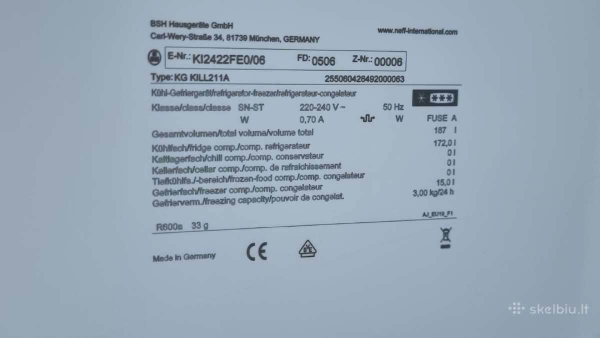 Naujas Neff Ki2422feo, pagam, Vokietijoje+ garanti - nuotraukos Nr. 7