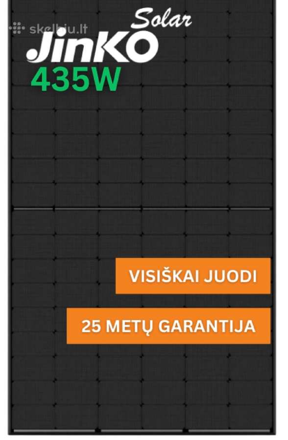 Jinko Full Black Pilnai Juodi Moduliai