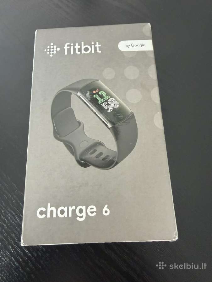 Naujas Fitbit charge 6 laikrodis/apyrankė su GPS