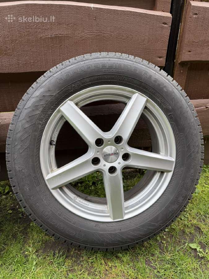 Ratlankiai Dezent R17 su Nokian žieminėm padangom - nuotraukos Nr. 4