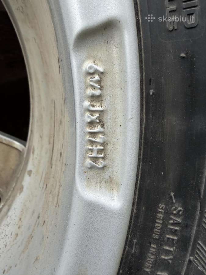 Ratlankiai Dezent R17 su Nokian žieminėm padangom - nuotraukos Nr. 9