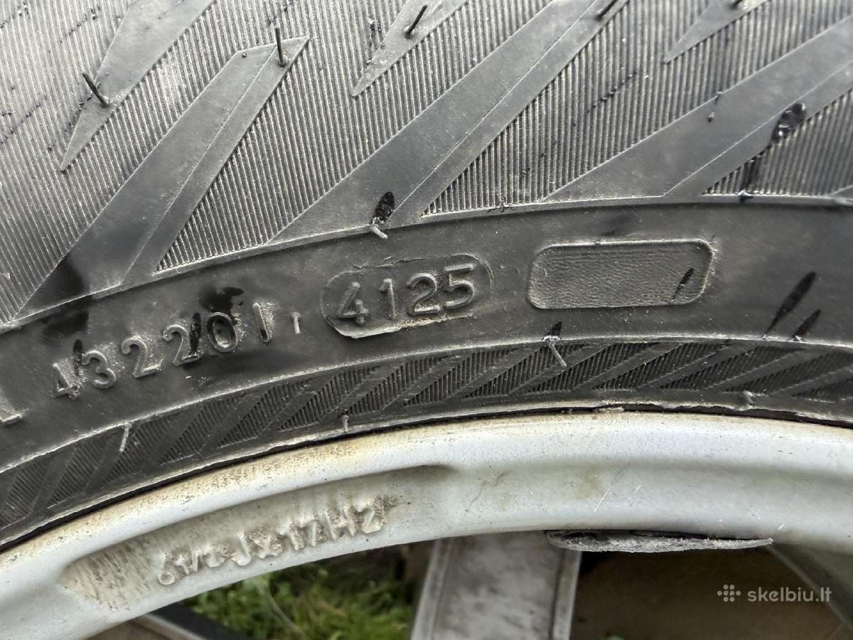 Ratlankiai Dezent R17 su Nokian žieminėm padangom - nuotraukos Nr. 14