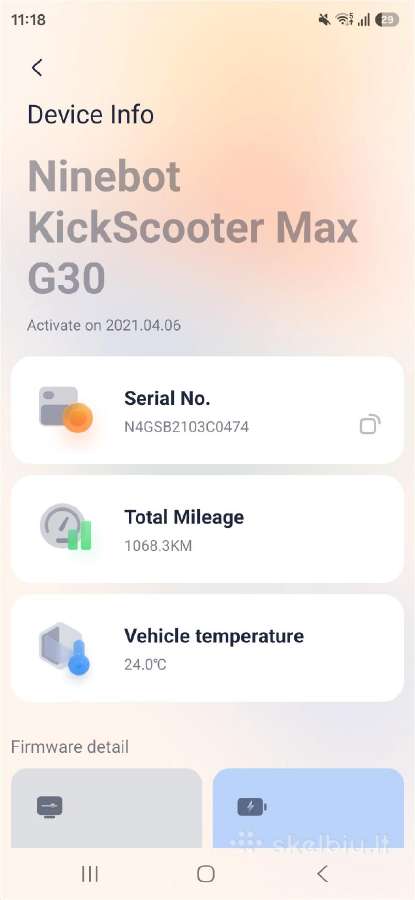 Segway Ninebot G30 Max - nuotraukos Nr. 4